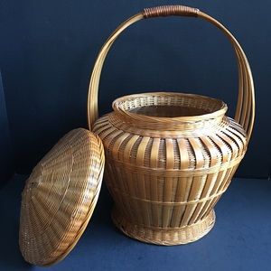 Woven Wicker Rattan Bamboo Wedding Basket